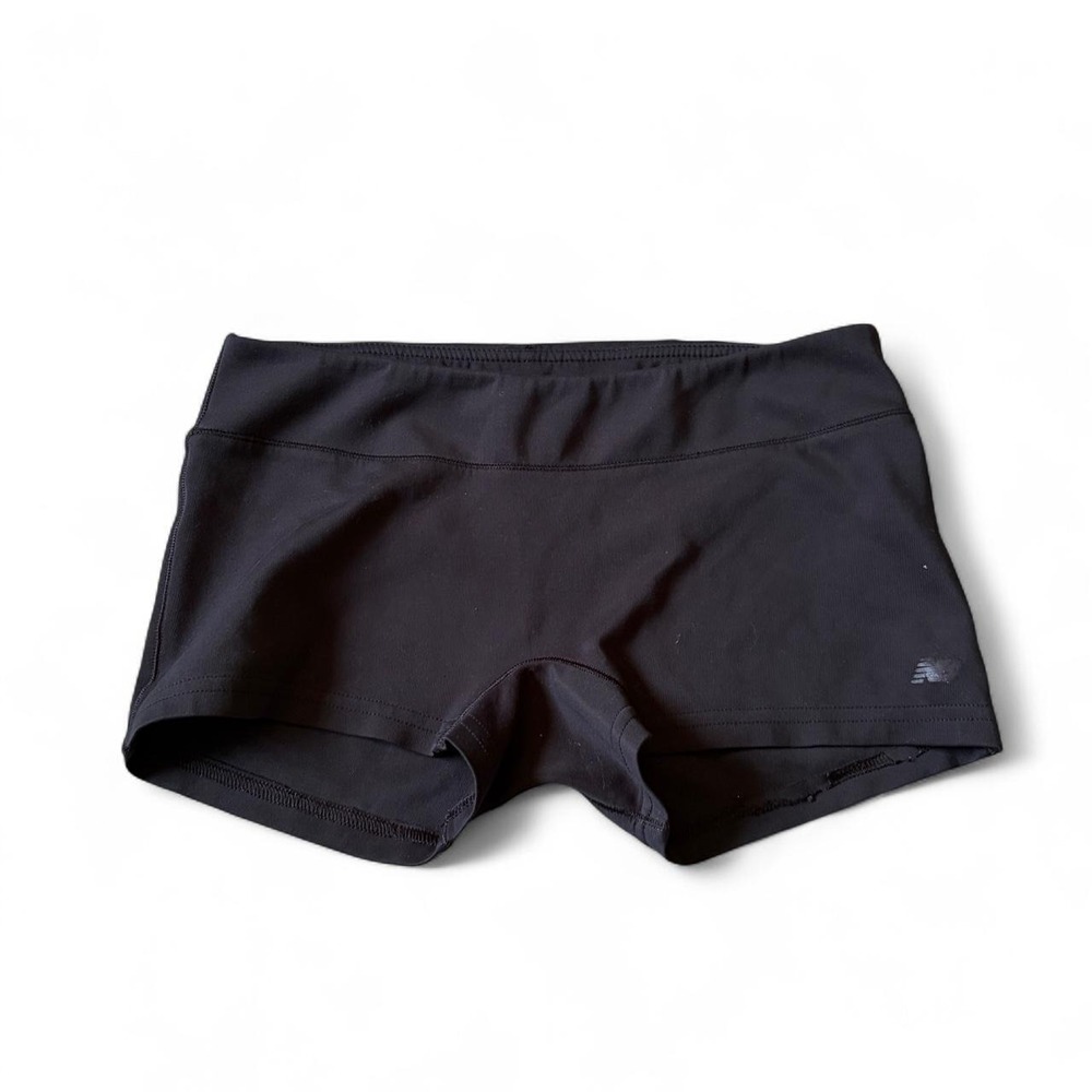 New Balance low rise size Medium Y2K black shorts women